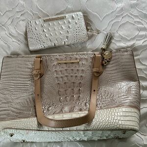 Brahmin Asher tote and wallet set